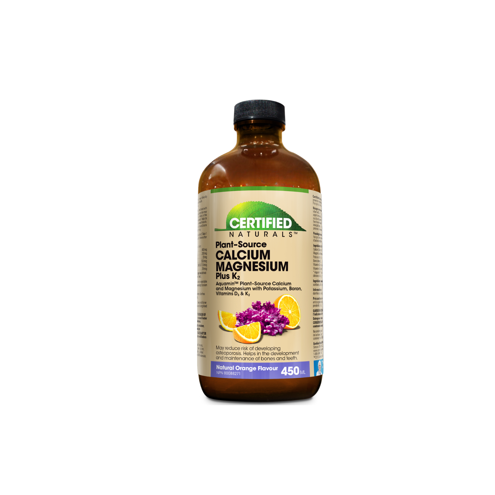 Aquamin™ Calcium Magnesium Plus K2 Liquid (Orange) -Stay Healthy