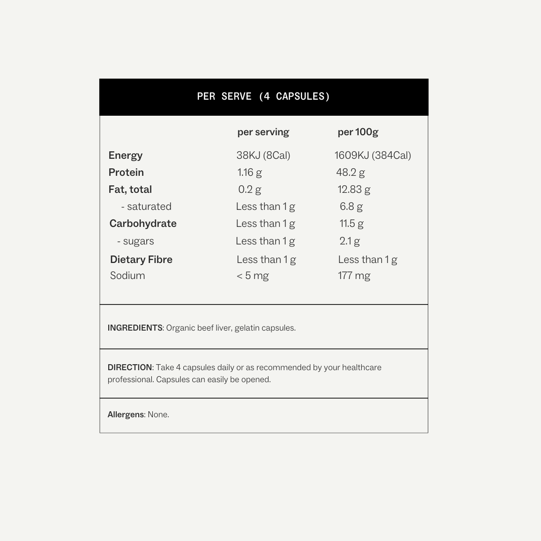 認證有機肝臟膠囊 -Stay Healthy